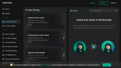 FineVoice AI Voice Cloning
