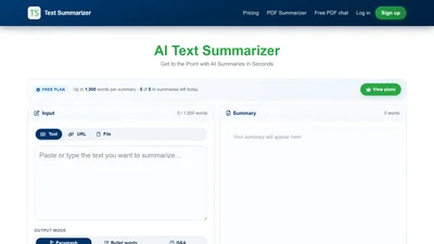 AI Text Summarizer