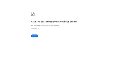AI Ads Analyzer by GoMarble