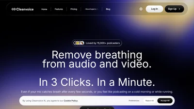 Cleanvoice AI Breath Remover