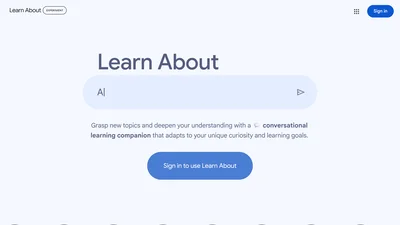 Google Learn About