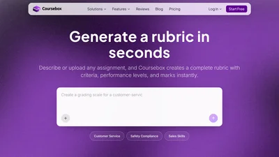 AI Rubric Generator by Coursebox