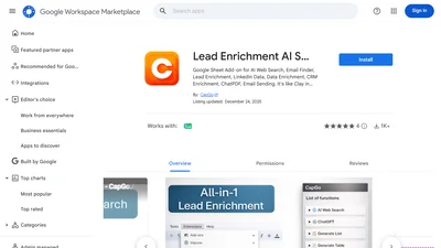 AI Sheet: Lead Gen - CapGo