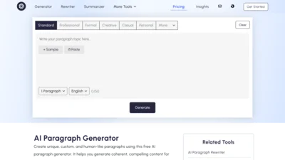 AI Paragraph Generator