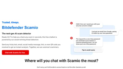 Bitdefender Scamio