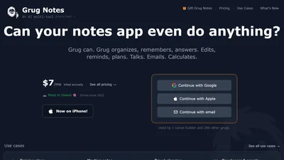 Grug Notes
