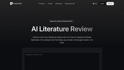 Literature Review by Ask Your PDF