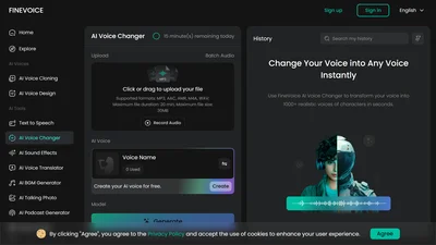 FineVoice AI Voice Changer