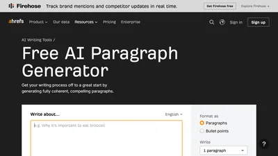 Ahrefs Paragraph Generator
