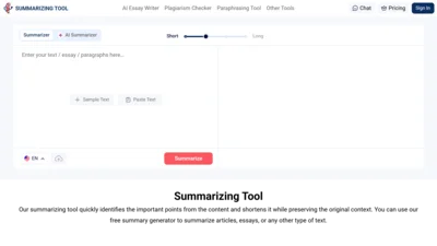 Summarizing Tool