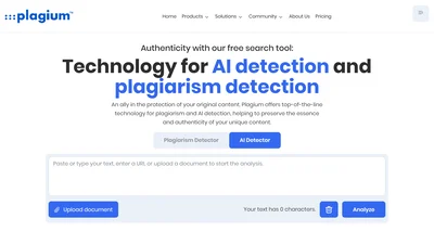 Plagium AI Detector