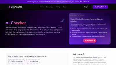 Free AI Detector by ContentAtScale