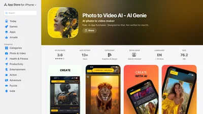 AI Genie Photo + Art Generator
