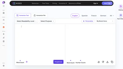 AISEO Free Paraphrasing Tool