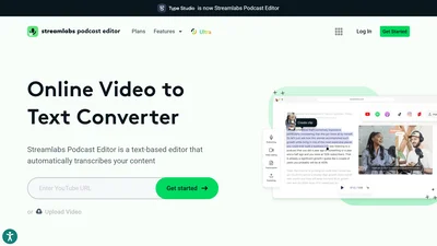 Streamlabs Podcast Editor