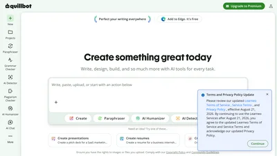 QuillBot: AI writing companion