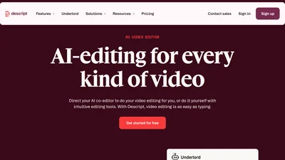 Descript - AI Speech
