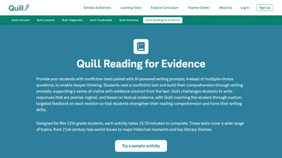 Quill Reading for Evidence