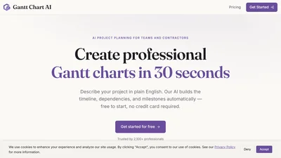 Gantt Chart AI