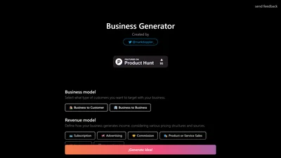 AI Business Idea Generator