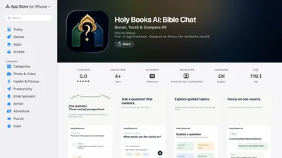 Holy Books AI: Bible Chat App