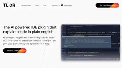 TLDR – Explain code in plain english