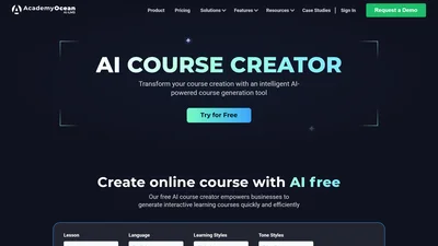 AI Course Creator - AcademyOcean