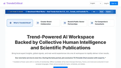 Trends Critical AI