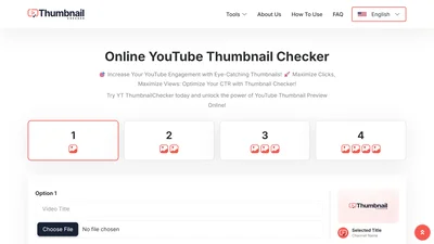 YouTube Thumbnail Checker