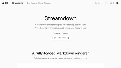 Streamdown