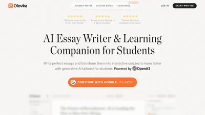 Olovka AI Essay Writer