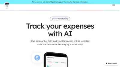 Rolly: AI Money Tracker