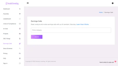 Decode Investing
